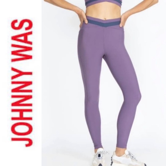 NWT. $88R Johnny Was Calme Leggings. High Waist. Full...